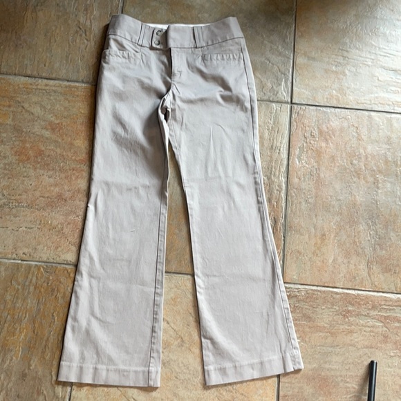 Banana Republic Greige Martin Wide Leg Pants  - 4 Short - Picture 2 of 9